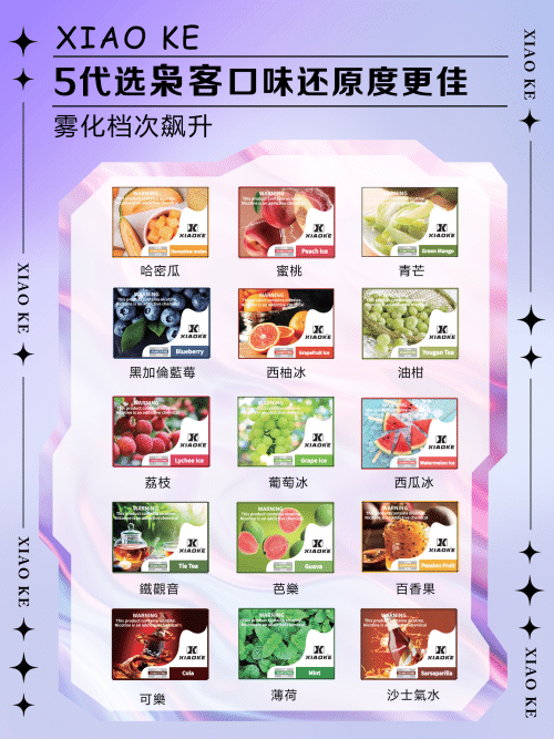 梟客煙彈 XIAOKE五代電子煙煙彈 通用悅刻 RELX主機四代五代