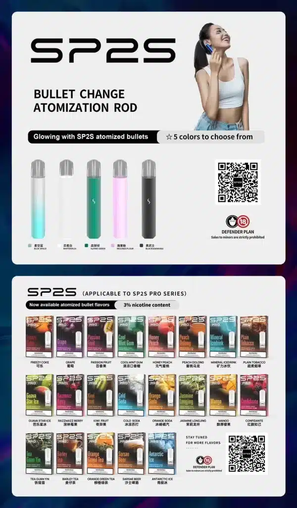 SP2 煙彈 全新升級PRO透明煙彈 只適用於SP2S PRO 發光主機