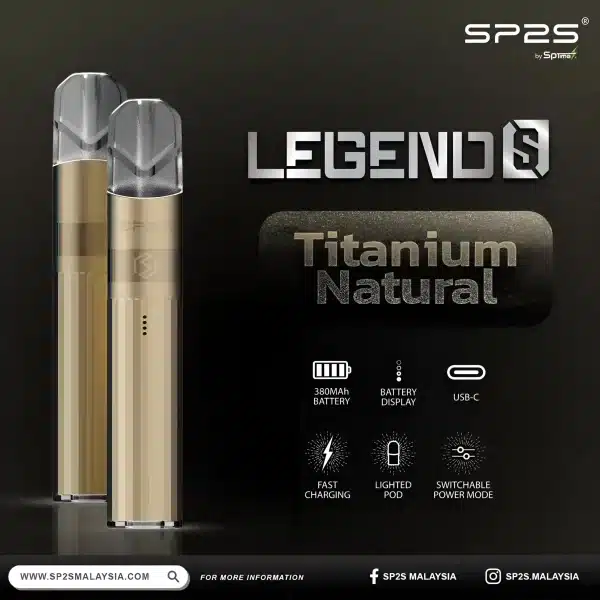 SP2S鈦發光主機/思博睿新款煙桿/通用一代煙彈