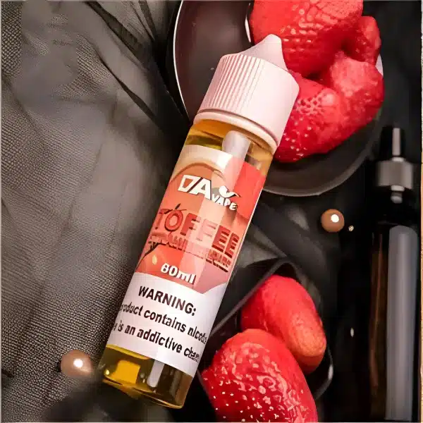草莓太妃糖煙油 DAVAPE TOFFEE STRAWBERRIES菸油  30ml/60ml（0/30mg）