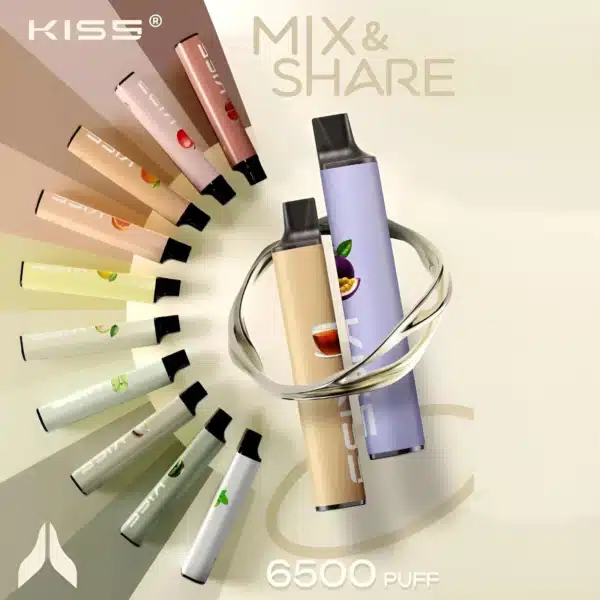 Kis5 6500 Puffs 鎧斯5號拋棄式電子煙 K65 MIX&SHARE
