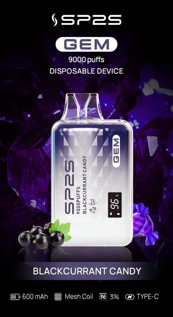 SP2 煙彈 SP2S GEM 9000 PUFFS 思博瑞抛棄式電子烟