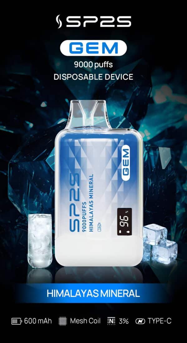 SP2 煙彈 SP2S GEM 9000 PUFFS 思博瑞抛棄式電子烟