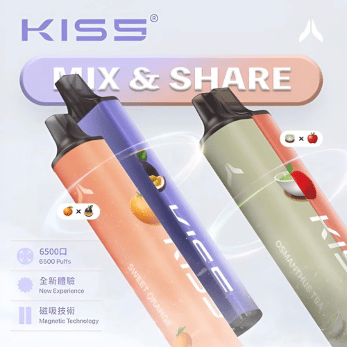 Kis5 6500 Puffs 鎧斯5號拋棄式電子煙 K65 MIX&SHARE