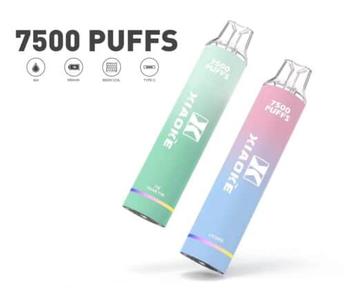XIAOKE 梟客 7500 PUFFS 抛棄式  發光可充電一次性