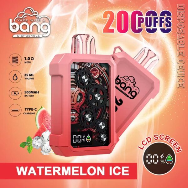 Bang Wheel 20000 PUFFS 齒輪外觀 一次性抛棄式電子煙 歐美爆款