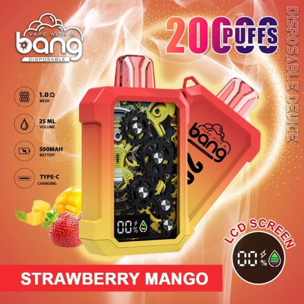 Bang Wheel 20000 PUFFS 齒輪外觀 一次性抛棄式電子煙 歐美爆款